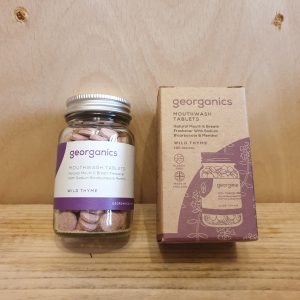 Georganics mouthwash tablets, wild thyme