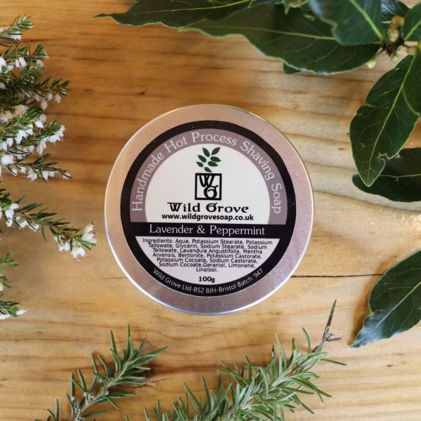Wild Grove Shaving Soap Lavender and Peppermint