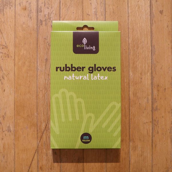 Ecoliving rubber gloves front