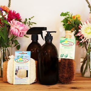 Plastic free cleaning kit