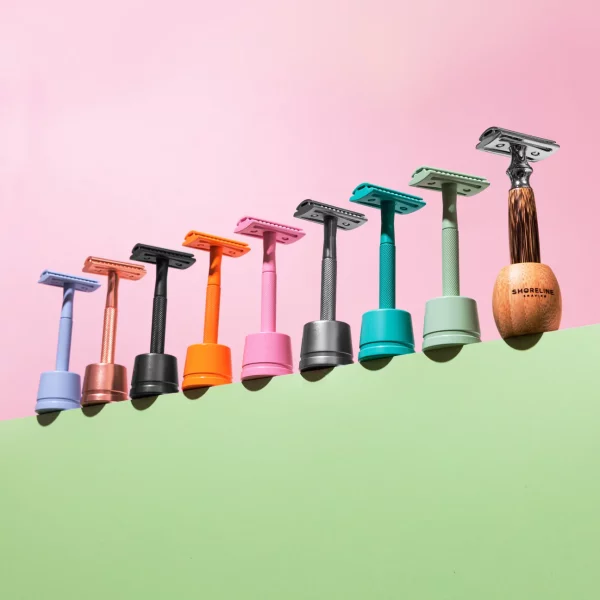 Shoreline Eco Safety Razors for Women & Men - 4 Colours - Zero Waste - Image 6