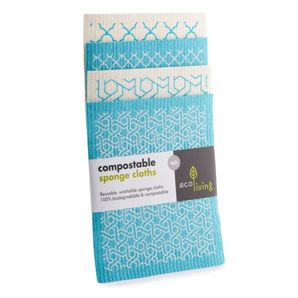 EcoLiving compostable cloths, moroccan pattern