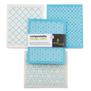 EcoLiving compostable cloths, moroccan pattern