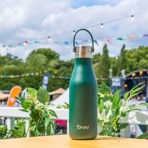 Ohelo green bottle outside