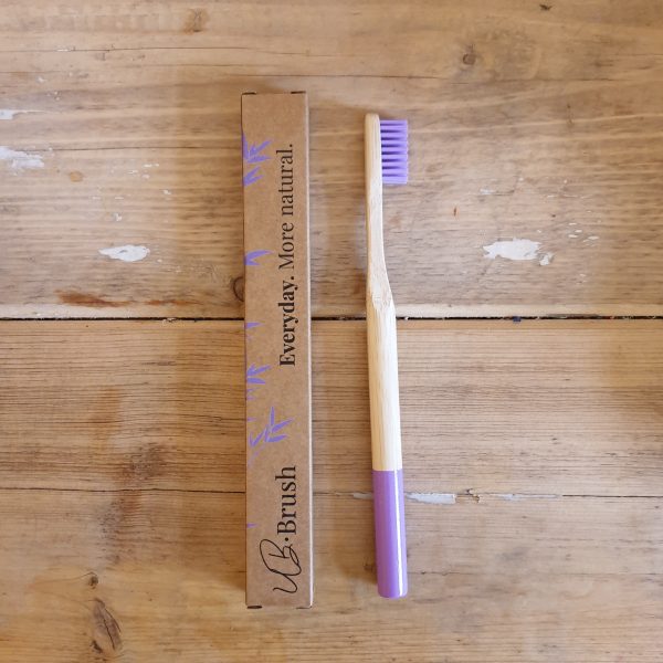 U brand toothbrush, purple