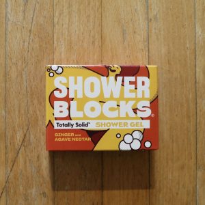 Shower Blocks solid shower gel ginger and agave front