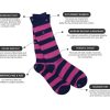 Swole Panda sock features