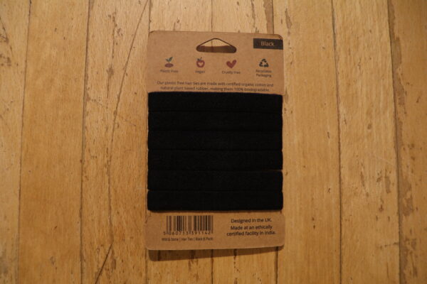 Black Cotton Hair ties