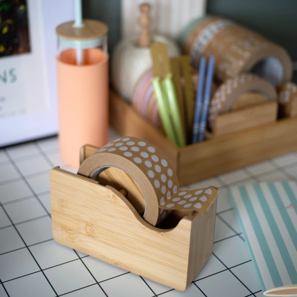 Bamboo Tape Dispenser for 48mm tape