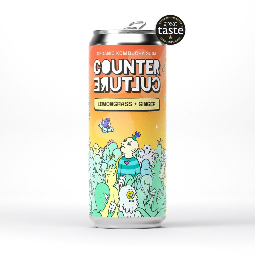 Counter Culture Lemongrass & Ginger Kombucha | Zero Green Bristol