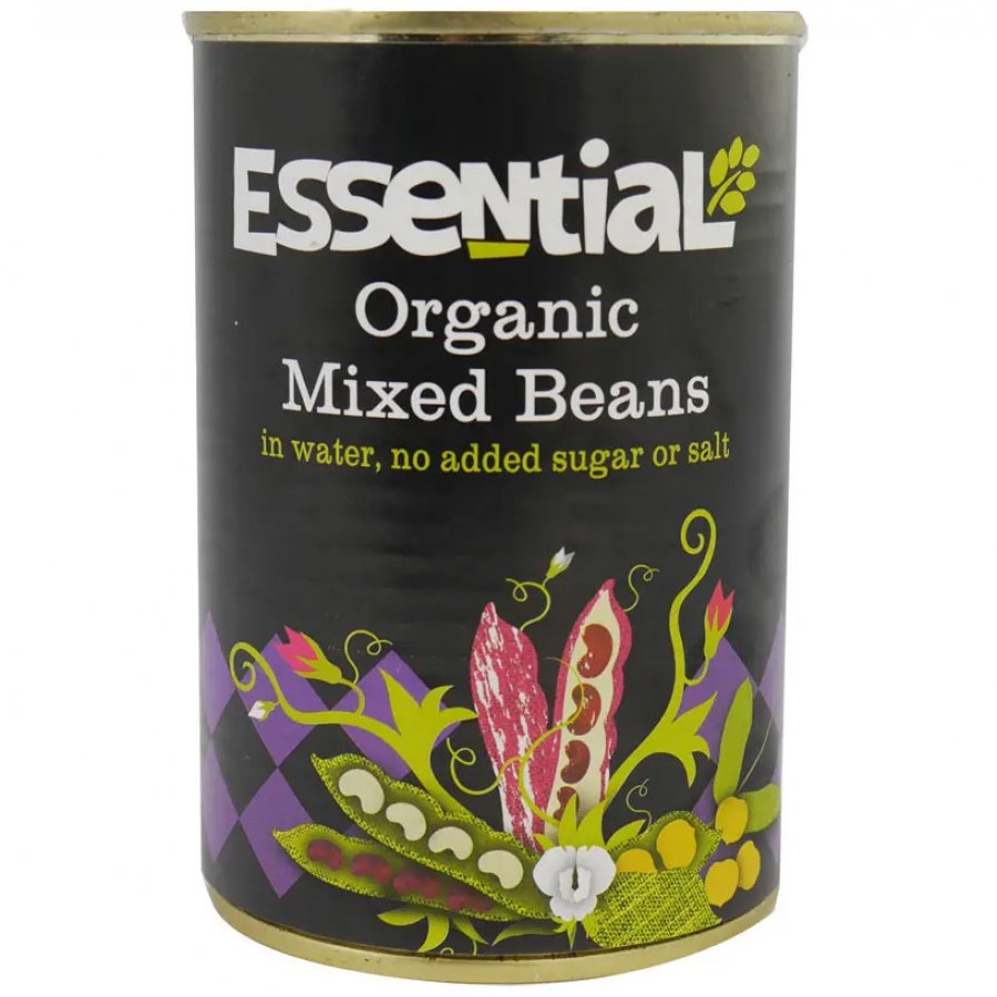 Essential Organic Mixed Beans Tin | Zero Green Bristol