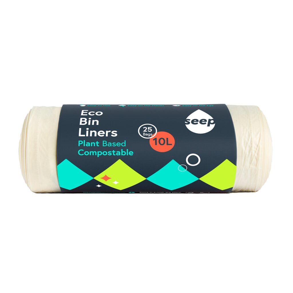 Seep Compostable Bin Liners 10L | Zero Green Bristol