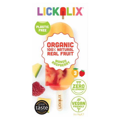 Lickalix Mango & Raspberry Ice Lolly | Zero Green Bristol