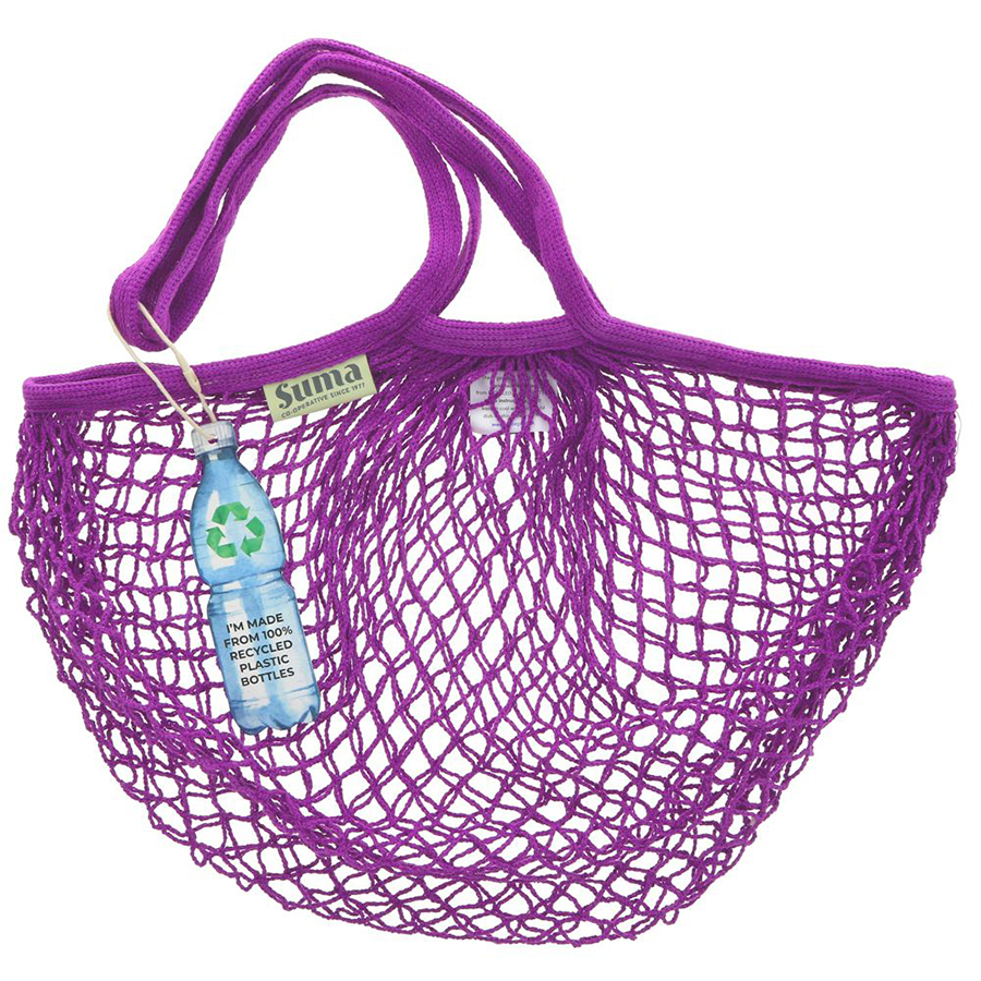 Recycled String Bag - Purple | Zero Green Bristol