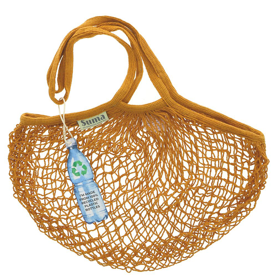 Recycled String Bag - Orange | Zero Green Bristol