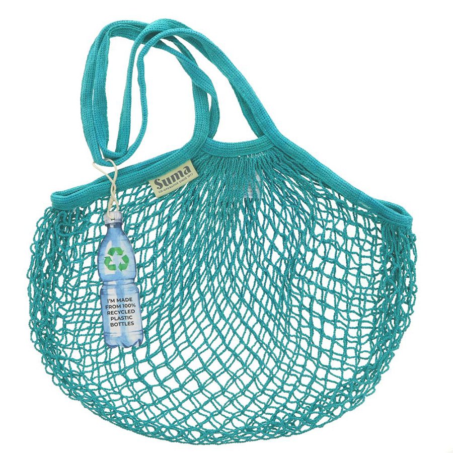 Recycled String Bag - Teal | Zero Green Bristol