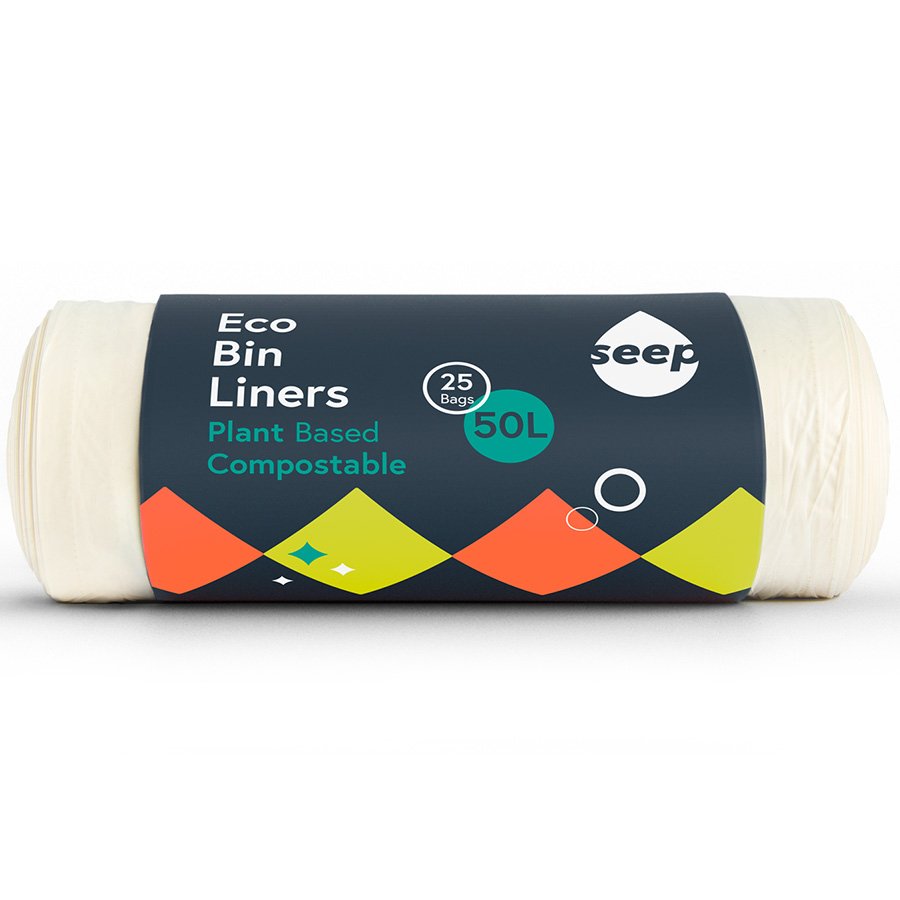 Seep Compostable Bin Liners 50L | Zero Green Bristol