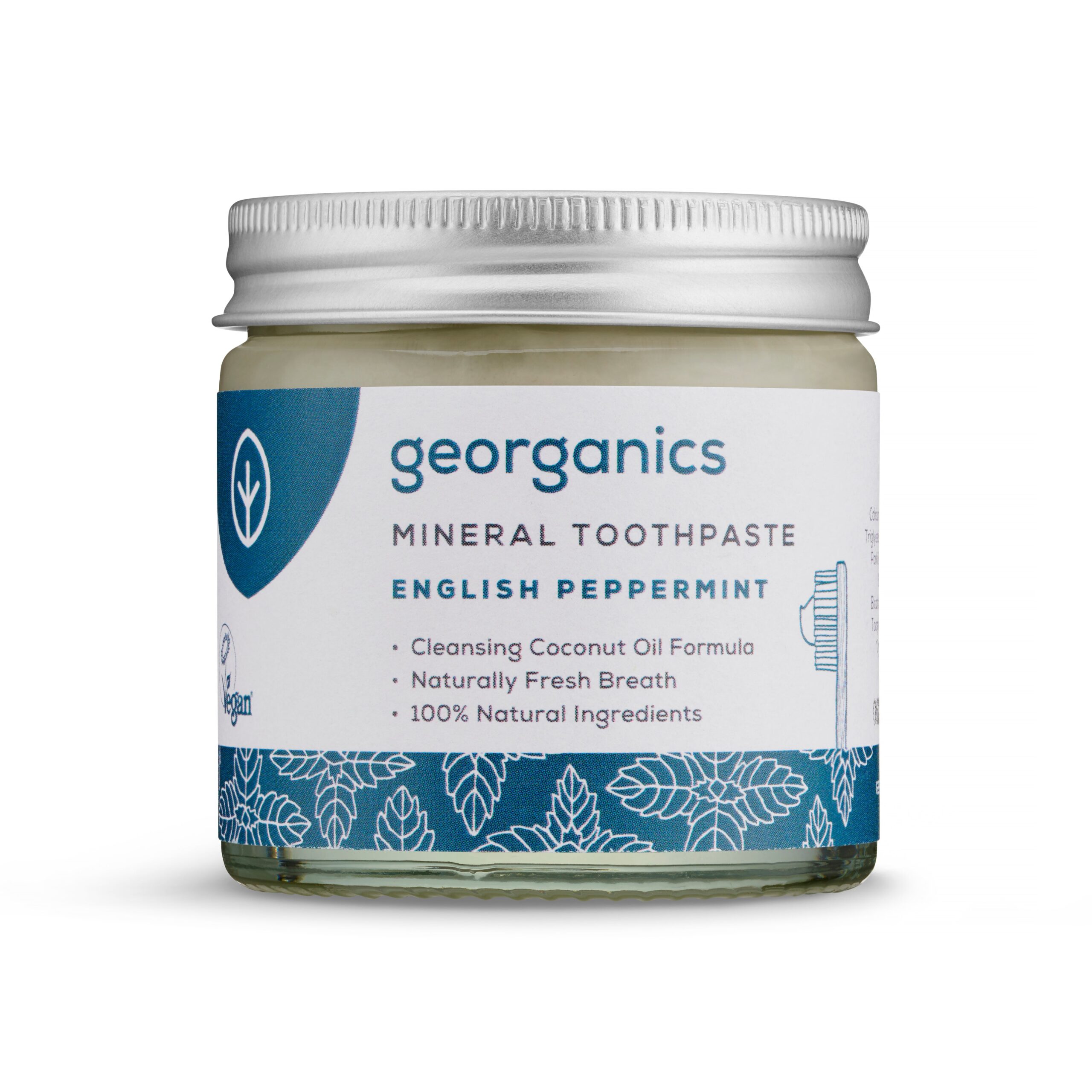 Georganics Peppermint Toothpaste (Fluoride Free) | Zero Green Bristol