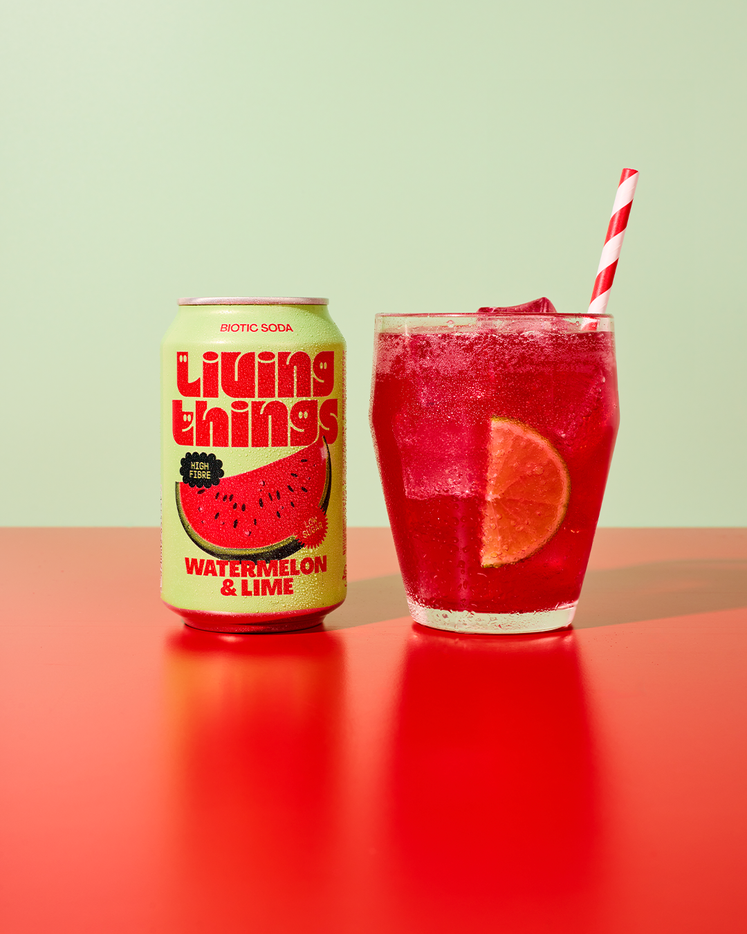 Living Things Watermelon & Lime Soda | Zero Green Bristol