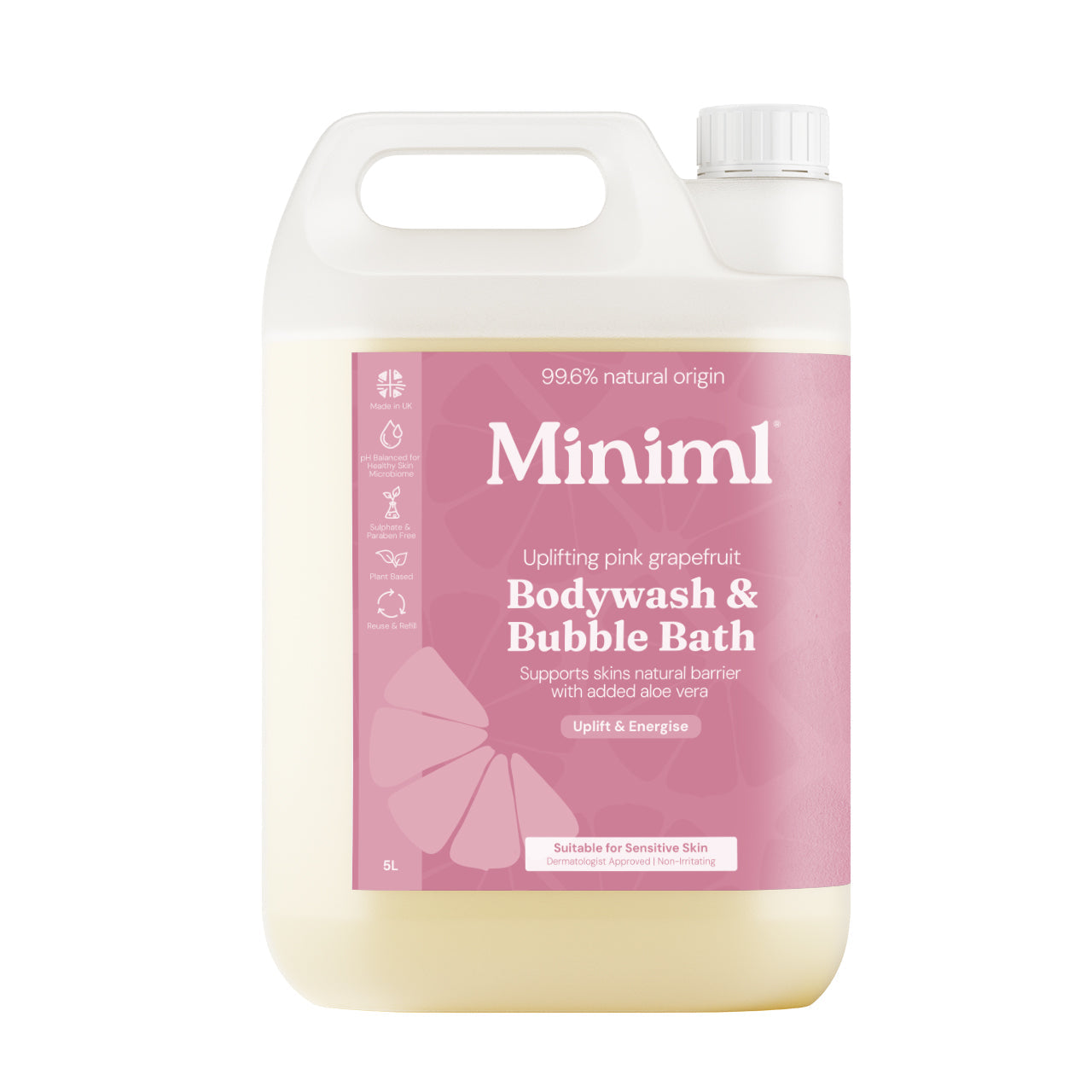 Miniml Pink Grapefruit Body Wash Refill | Zero Green Bristol