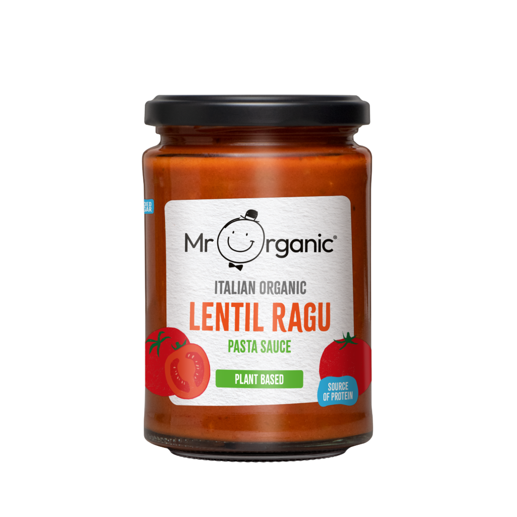 Mr Organic Lentil Ragu Pasta Sauce | Zero Green Bristol
