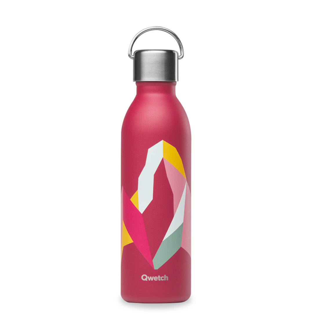 Qwetch Insulated Water Bottle - Altitude Garnet | Zero Green Bristol