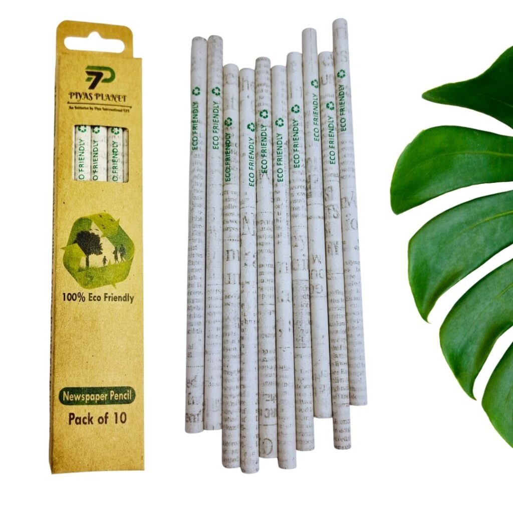 Newspaper Pencil | Zero Green Bristol