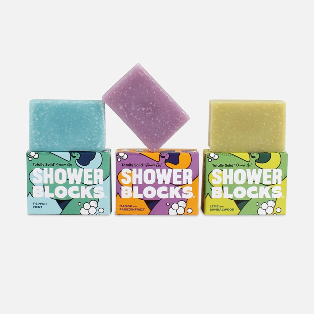 Shower Blocks Solid Shower Gel - Black Cherry | Zero Green Bristol