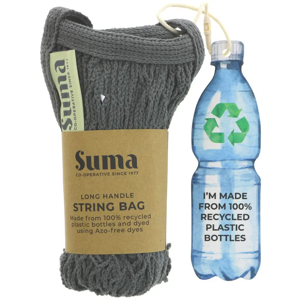 Recycled String Bag - Charcoal | Zero Green Bristol