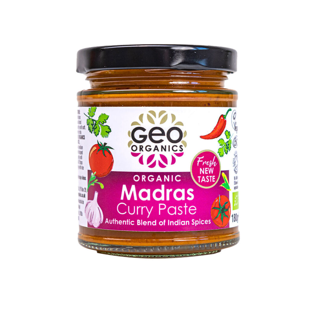 Geo Organics Madras Curry Paste | Zero Green Bristol